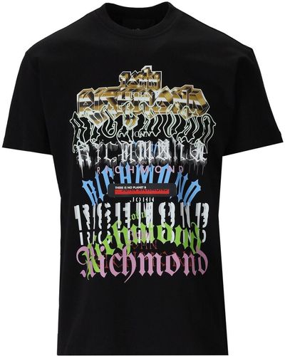 John Richmond Camiseta kimiga negra - Negro