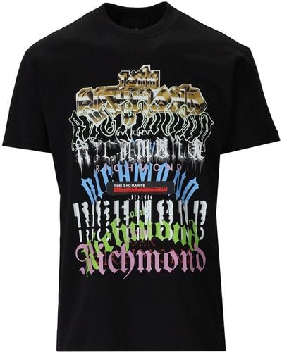 John Richmond T-shirt kimiga nera - Nero