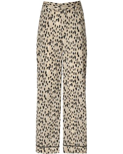 WEILI ZHENG Spotted Trousers - Natural
