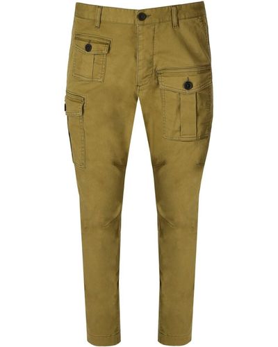 DSquared² Pantalón chino sexy cargo - Verde