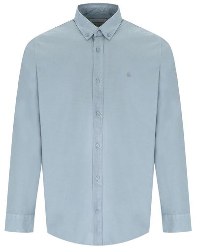 Carhartt L/s Bolton Frosted Blue Shirt