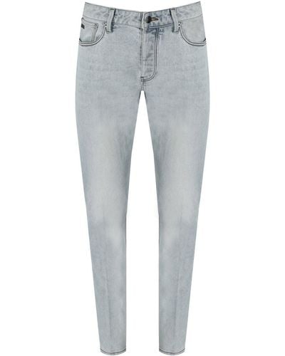 Emporio Armani J75 slim fit hellblaue jeans