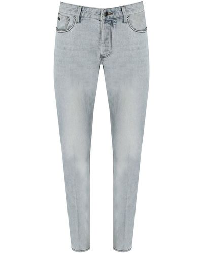 Emporio Armani Jeans j75 slim fit chiaro - Blu