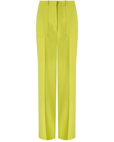Elisabetta Franchi Cedar Wide Leg Trousers - Yellow