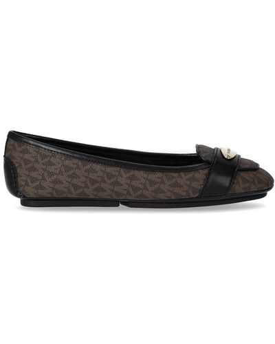 Michael Kors Moc Monogram Ballerinas - Zwart