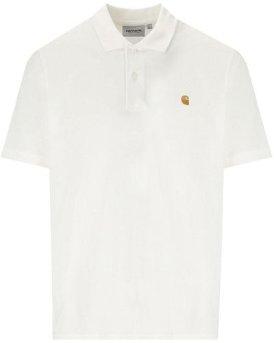 Carhartt S/s Chase Pique Poloshirt - Wit