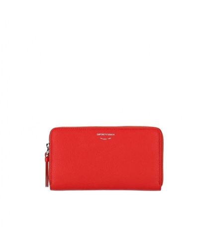 Emporio Armani Myea Orange Wallet - Red