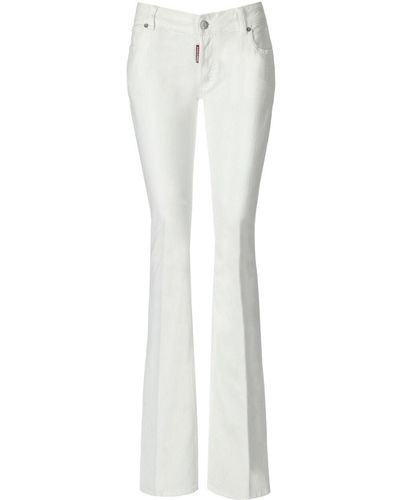 DSquared² twiggy Flare Jeans - Wit