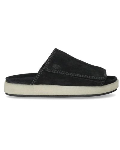 Clarks Overleigh Slide - Black