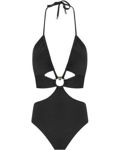 Max Mara Beachwear Cleopatra Black Badeanzug - Schwarz