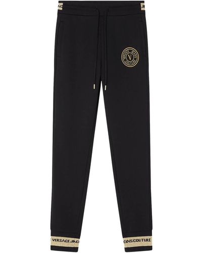 Versace V-emblem Black Sweatpants