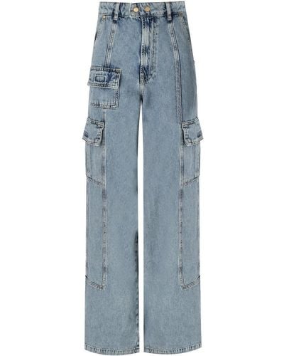 Essentiel Antwerp Edenim hellblaue cargo jeans