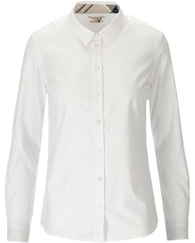 Barbour Camisa derwent blanca - Blanco