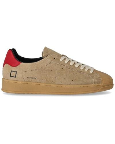 Date Base Deep Red Trainer - Brown