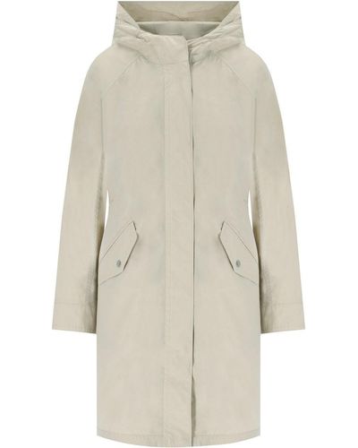 Woolrich Long summer hell parka - Weiß