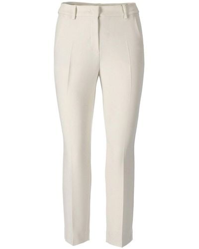 Weekend by Maxmara PATATA CREME ZIGARETTENHOSE - Natur