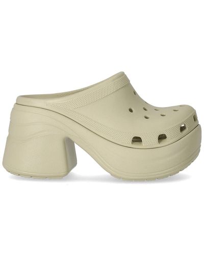 Crocs™ Siren Ivory Heeled Clog - White