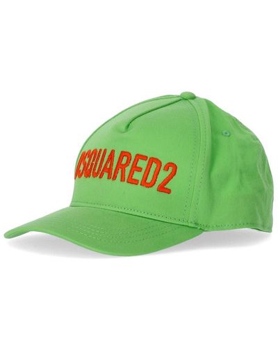 DSquared² Technicolor Zuure Baseball Cap - Groen