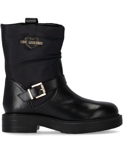 Love Moschino STIVALE BIKER - Nero