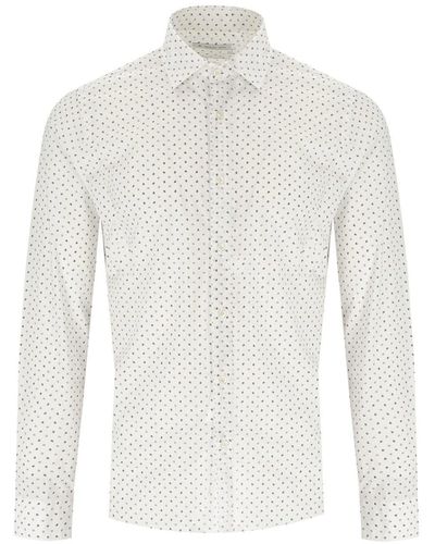 Manuel Ritz Overhemd Met Patroon - Wit