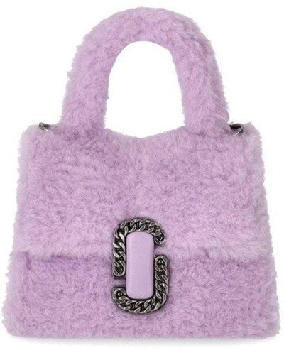 Marc Jacobs Sac the teddy st. marc mini top handle lilas - Violet