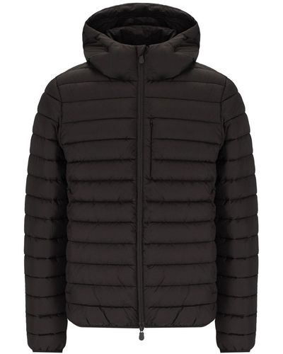 Save The Duck Joncus Hooded Padded Jacket - Black