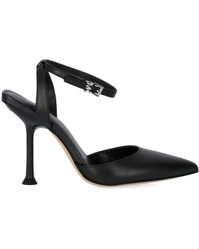 Michael Kors Imani Pump Leather Court Shoes - Black