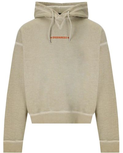 DSquared² Cipro Fit Hoodie - Naturel