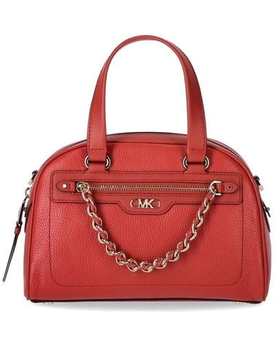 Michael Kors Williamsburg Terracotta Handbag - Red