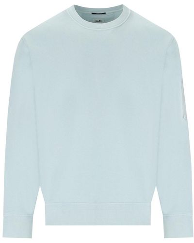 C.P. Company Diagonal Fleece Starlight Blue Sweatshirt - Blauw
