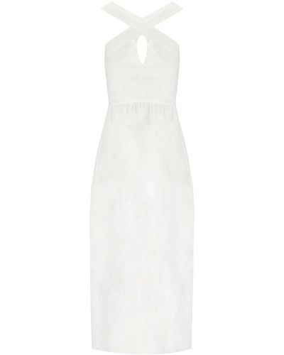 Max Mara Beachwear Stelvio White Dress