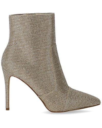 Michael Kors Rue Strass Heeled Ankle Boot - Grey