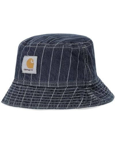 Carhartt Orlean White Bucket Hat - Blue