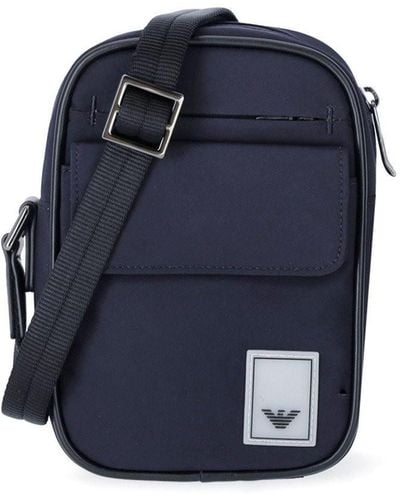 Emporio Armani Travel Essential Crossbody Bag - Blue