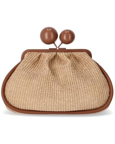 Weekend by Maxmara Efebo Large Pasticcino Clutch - Naturel