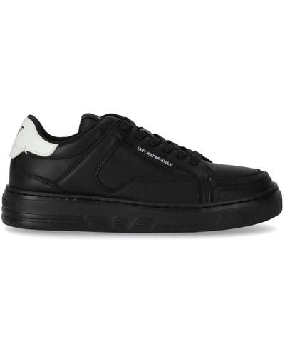 Emporio Armani Basket Black Sneaker