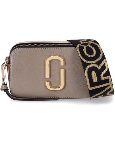 Marc Jacobs Sac à bandoulière the snapshot cement multi - Marron