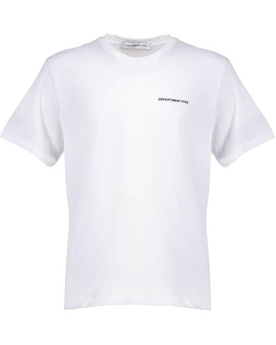 Department 5 Gars Cotton T-shirt - White