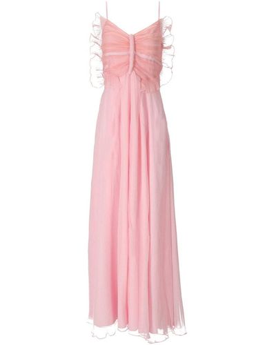 Blugirl Blumarine Butterfly Long Dress - Pink