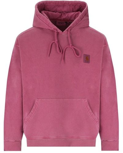 Carhartt Nelson magenta hoodie - Pink