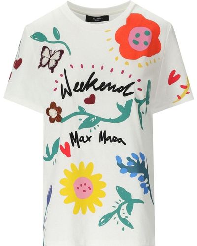 Weekend by Maxmara Cinema weisses t-shirt - Weiß