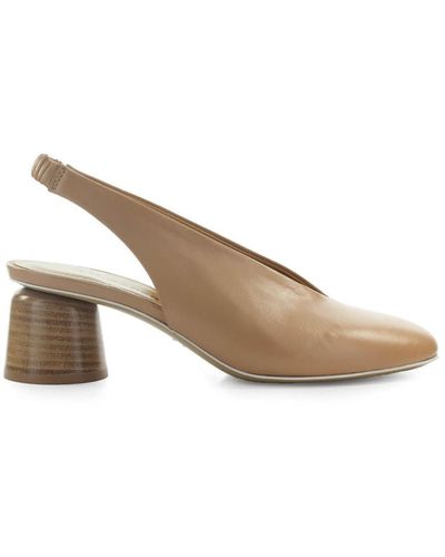 Halmanera ESCARPINS SLINGBACK ANN CARAMEL - Marron