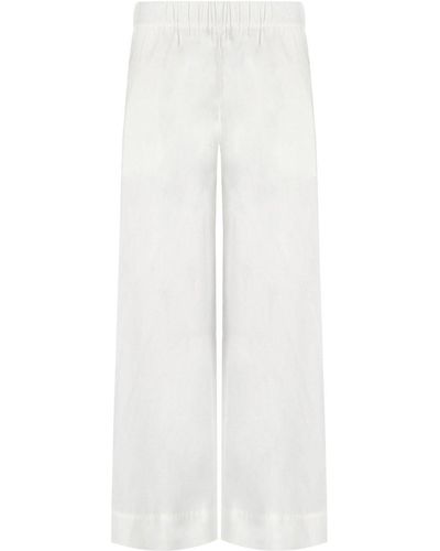 Max Mara Beachwear Esperia Trousers - White