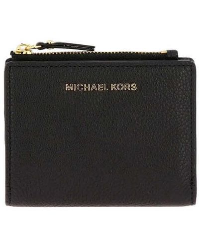 Michael Kors Jet set medium brieftasche - Schwarz