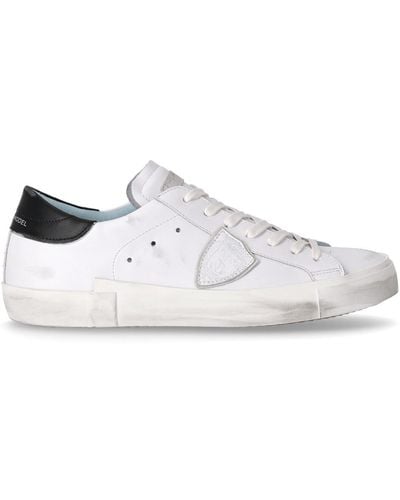 Philippe Model Schuhe Sneaker low PRLU-V022 Kalbsleder - Weiß