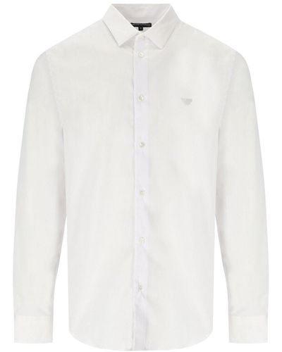 Emporio Armani Camisa essential blanca - Blanco