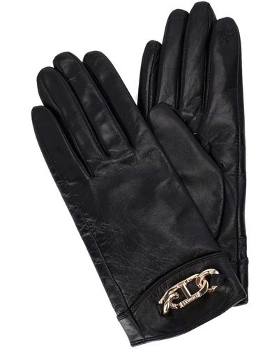Twinset Women's Quilted Synthetic Leather Gloves