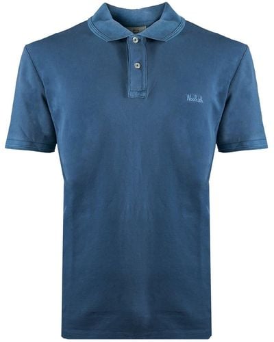 Woolrich Mackinack Indigo E Polo Shirt - Blue