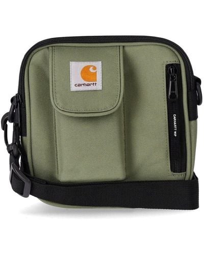 Carhartt WIP Essentials Small Logo-appliquéd Recycled-canvas Messenger Bag  in Black for Men