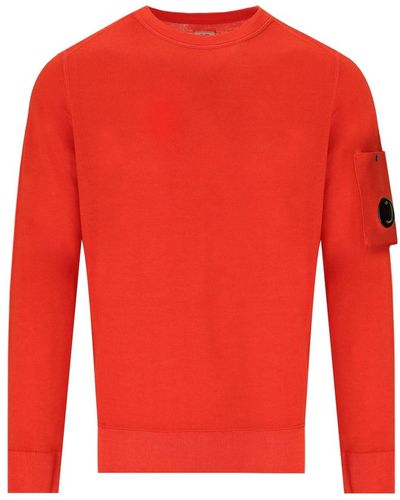 C.P. Company Orange Trui Met Ronde Hals - Rood